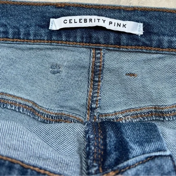 Celebrity Pink NWT Ultra Hi-Rise The Rebel Denim Shorts - Picture 4 of 4
